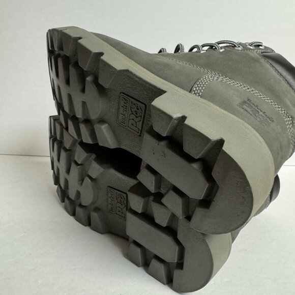 Timberland Pro Mens Sawhorse Comp Toe Work Boot Gray Size 7W - Picture 5 of 6